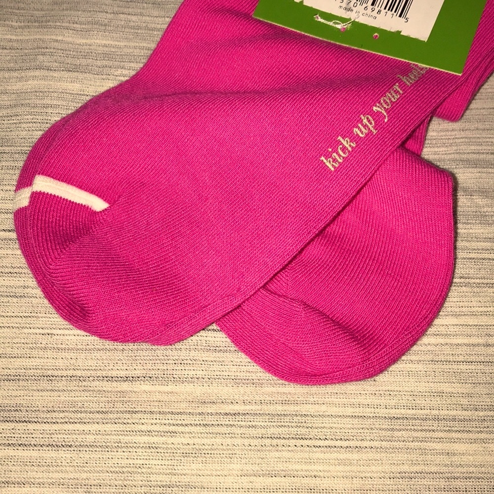 kate spade ♠️ pretty pink knee high socks - Picture 6 of 7